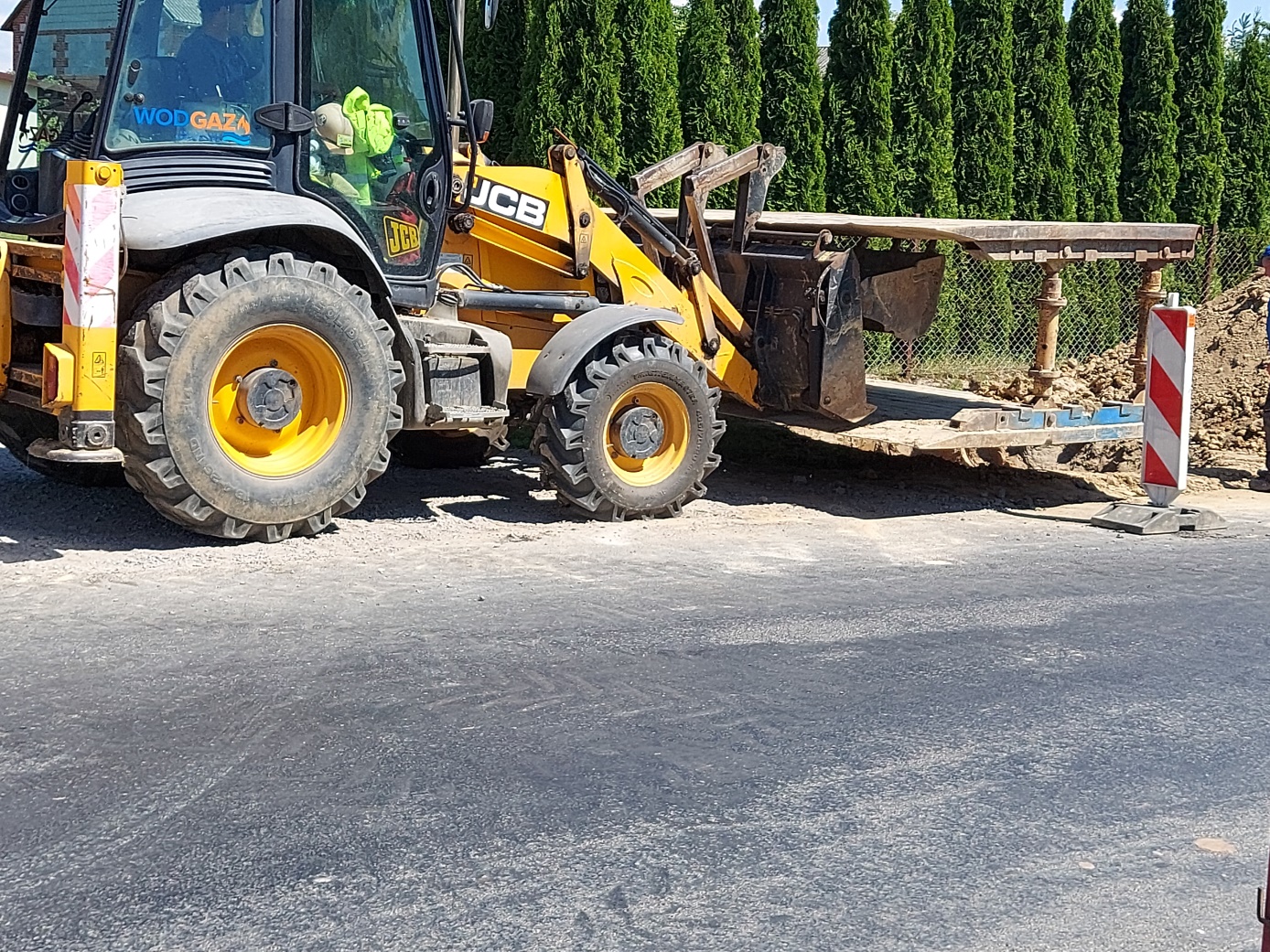zdjęcie budowy sieci wodnokanalizacyjnej