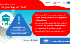 Więcej o: Ostrzeżenie dla wnioskodawców i beneficjentów programu „Czyste powietrze”